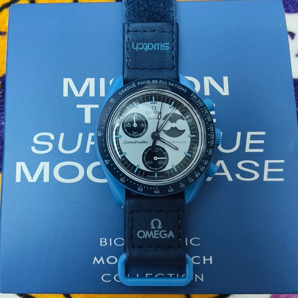 Swatch Blue Chronograph Watch - Picture 4 of 4